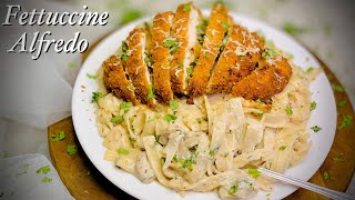 Restaurant style fettuccine alfredo recipe  How to make chicken fettuccine alfredo Alfredo sauce [upl. by Hayalat]