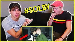 REACTING TO STRANGE SAM AND COLBY EDITS  Colby Brock [upl. by Nena]