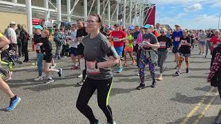 Ali Brownlee Middlesbrough 5K Start Riverside Stadium 16 June 2024 [upl. by Selrac]