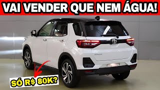 ðŸš¨ NOVO MINI SUV BRASILEIRO DA TOYOTA RAIZE VAI SER MAIS BARATO QUE O PULSE [upl. by Leavy]