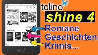 Tolino Shine 4  eBooks Romane und Krimis  SeppelPower [upl. by Slohcin]