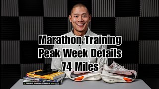 74 Mile Week Marathon Training [upl. by Llireva213]