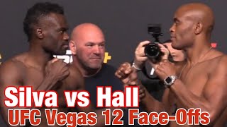 UFC Vegas 12 FaceOffs Anderson Silva vs Uriah Hall [upl. by Jacoba765]