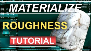 Materialize RoughnessSmooth Map Tutorial In 60 Seconds [upl. by Akerahs]