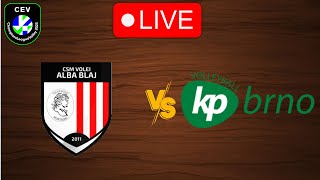 🔴 Live Alba Blaj vs KP Brno  CEV Champions League Volley Women 20232024  Live Play by Play [upl. by Mochun]