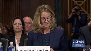 Professor Christine Blasey Ford Opening Statement  FULL VIDEO  CSPAN [upl. by Marmaduke]