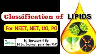 Classification of Lipids [upl. by Eliot]