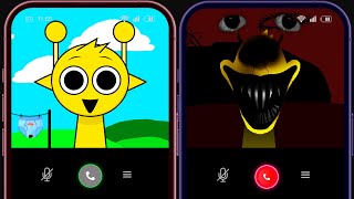 Incredibox Sprunki are calling and trying to scare Who will be scared [upl. by Ivory]