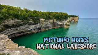 Hiking at Pictured Rocks National Lakeshore  Upper Peninsula of Michigan [upl. by Ttenaej]