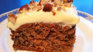 HOW TO MAKE A DELICIOUS HOMEMADE CARROT CAKE [upl. by Tnilf]