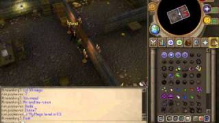 Runescape How to Telekinetik Grab Stealing from Varrock Bank [upl. by Eran]