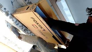 FOXSKY GOOGLE TV  32 inch QLED Smart TV Unboxing [upl. by Ahtabat]