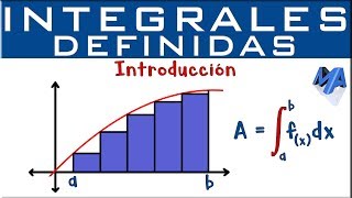 Integrales definidas  Introducción [upl. by Ynaffit]