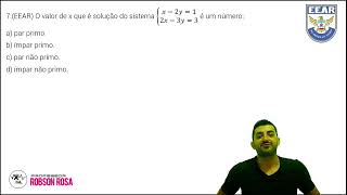 EEAR  Questões de matemática  Sistema de equações [upl. by Safoelc]