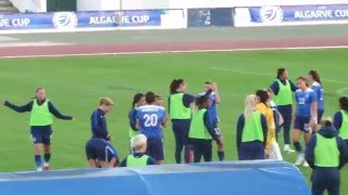 Algarve Cup 2015 USWNT vs Iceland  halftime [upl. by Aleyak511]