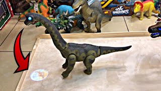 Toy DINOSAURS WORLD GODZZILA Diplodocus lays Eggs TRex Stegosaurus Triceratops [upl. by Herriott]