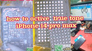 how to active true tone iPhone 14 pro max  iPhone 14 Pro max true tone fix [upl. by Furey]