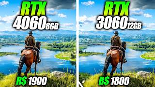 RTX 4060 VS RTX 3060 12GB TESTES EM 4K E FULLHD 3060 HUMILHOU A 4060 EM 4K [upl. by Socin]