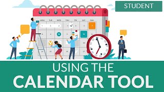 Student The Calendar tool [upl. by Flodur]