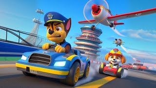 PAW Patrol The Mighty Movie 1 ► Racing Rescue the Town From Bad Dogs Cartoon [upl. by Etnoed]