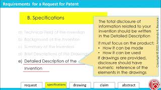 Writing the Patent Specifications [upl. by Nomis]