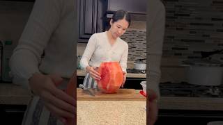 Easy Way to Cut and Store Watermelon in the Fridge [upl. by Garson220]