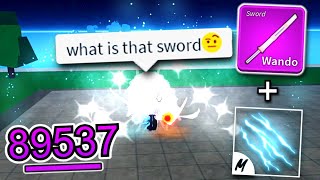 Wando SWORD Has AN INSANE Combo  Bounty Hunting Blox Fruits [upl. by Pierrette]