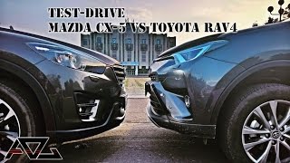 Mazda CX5 VS Toyota RAV4 часть 2 [upl. by Opalina]