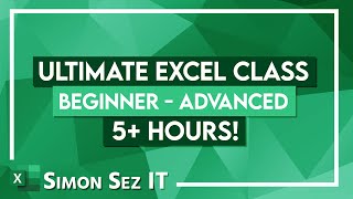 The Ultimate Excel Tutorial  Beginner to Advanced  5 Hours [upl. by Hotchkiss524]