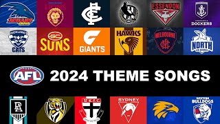 All AFL Theme Songs 2024 [upl. by Olds231]