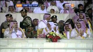 اهداف مباراه الهلال والوحدة 50 نهائي كاس ولي العهد 2011 [upl. by Ayila239]