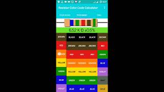 Resistor Color Code amp SMD Resistor Code Calculator [upl. by Acirred]