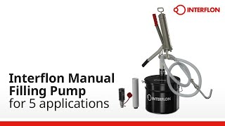 Interflon Manual Filling Pump [upl. by Erasaec416]