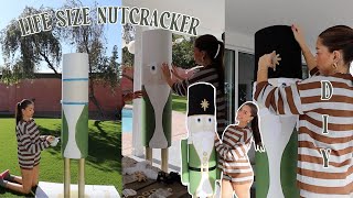 building a LIFE SIZE nutcracker lol vlogmas day 5 [upl. by Silverman370]