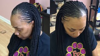 HOW TO DO FEED IN BOX BRAIDS TUTORIAL BEGINNER FRIENDLY [upl. by Leonidas]