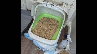 Wood Pine Pellet Litter Box System  full review and variation options [upl. by Eninnaj]