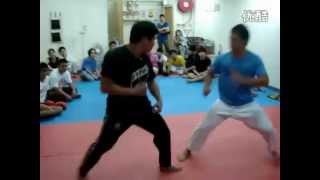 Wing Chun Vs TKD [upl. by Mikael]