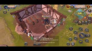 Albion Online Island Mercenaries and Farms Build Personal Island with Mercenaries [upl. by Ynnej285]