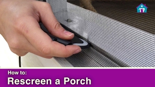 How to Rescreen a Porch [upl. by Hite]