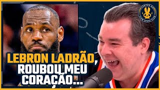 BORDÕES de RÔMULO MENDONÇA Narrador da NBA na ESPN [upl. by Felske807]