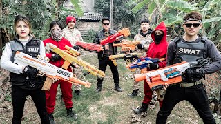 LTT Game Nerf War  Warriors SEAL X Nerf Guns Fight Crime Mr Close Crazy Destroy The Container Area [upl. by Paulo251]