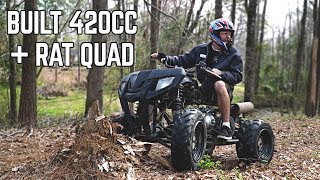 Stage 2 420cc ATV Swap It RIPS [upl. by Ennaillij]