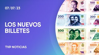 Presentaron los nuevos billetes con próceres argentinos [upl. by Broderic238]