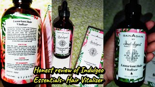 Honest review Indulgeo essentials Hair Vitalizer  Hair vitalizer indulgeo hair vitalizer review [upl. by Rol120]