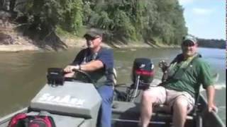 fish jumping into boat river [upl. by Iret166]