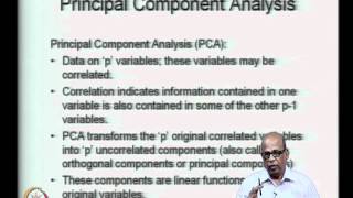 Mod07 Lec31 Principal Component Analysis [upl. by Pestana]