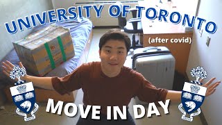 UOFT MOVE IN DAY VLOG  University of Toronto College Move In Day 2021 [upl. by Eletnahs]