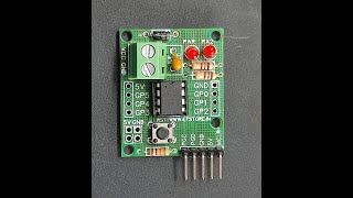 PIC12F508 MINI development board 5 volt DIY [upl. by Eronaele]