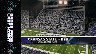 Kansas State vs BYU  2024 Season  EA Sports NCAA Football 14 Exhibition Game [upl. by Nguyen101]