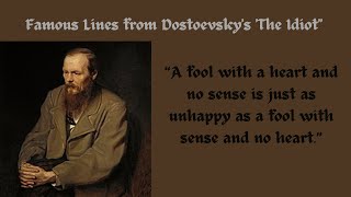 Famous Lines from Dostoevskys The Idiot [upl. by Laraine]